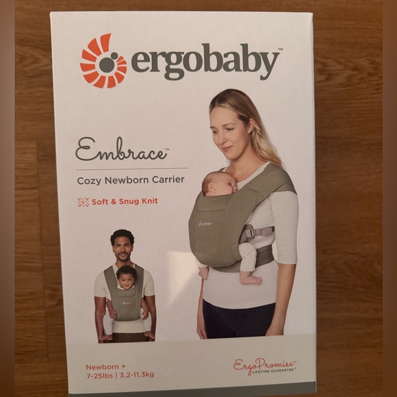 Ergobaby Embrace Soft Knit Carrier in Olive - Picture 1 of 1